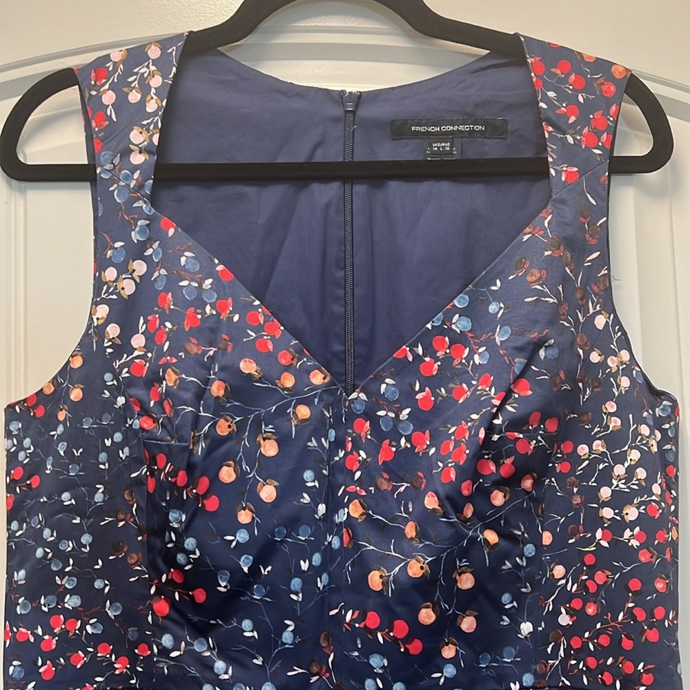 NWT Women’s French Connection Navy Dress Size 10 - Picture 3 of 8